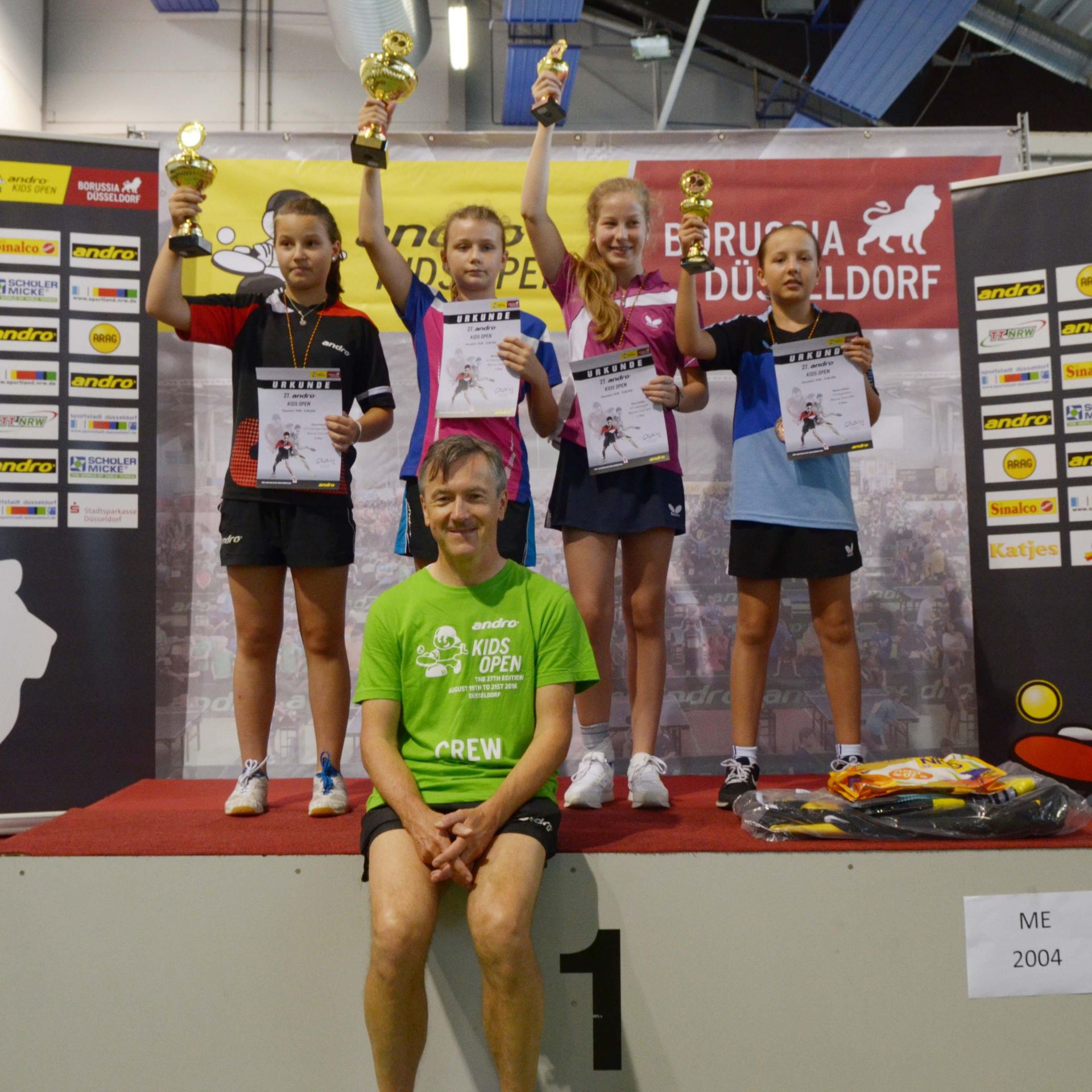 Siegerehrung andro Kids Open 2016 ME 04